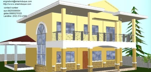A Proposed 2-Storey Residential Building in Dumanjug, Cebu